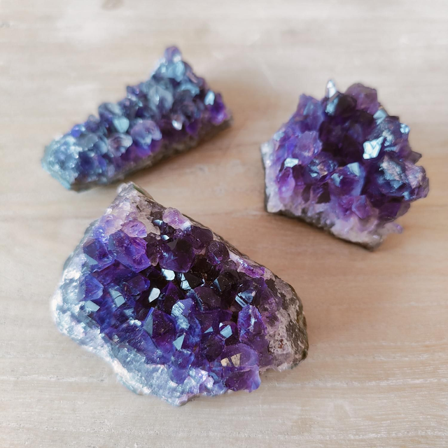 Druses d'améthyste AA