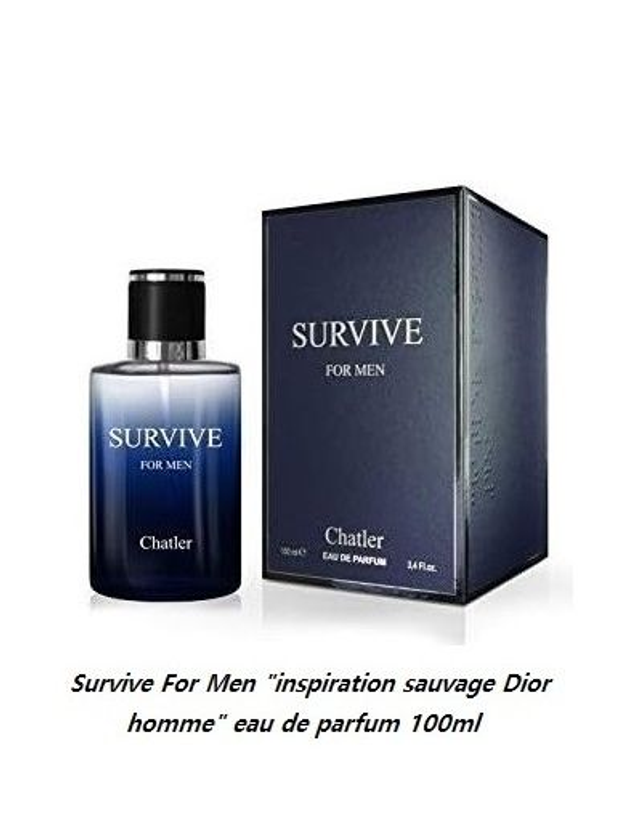 Survive For Men " inspiration by sauvage Dior " eau de parfum 100ml