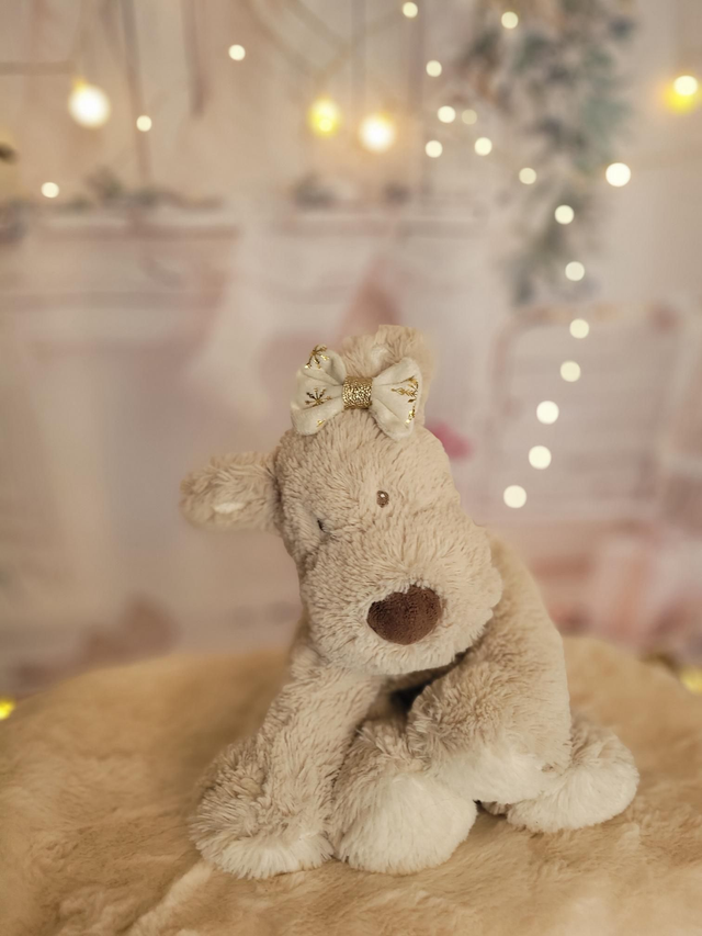 Grande barette blanche et étoiles dorées 🌟 