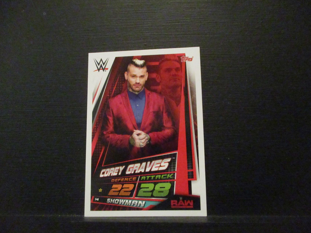 Corey Graves - Raw Slam Attax Universe Original Trading Card #14