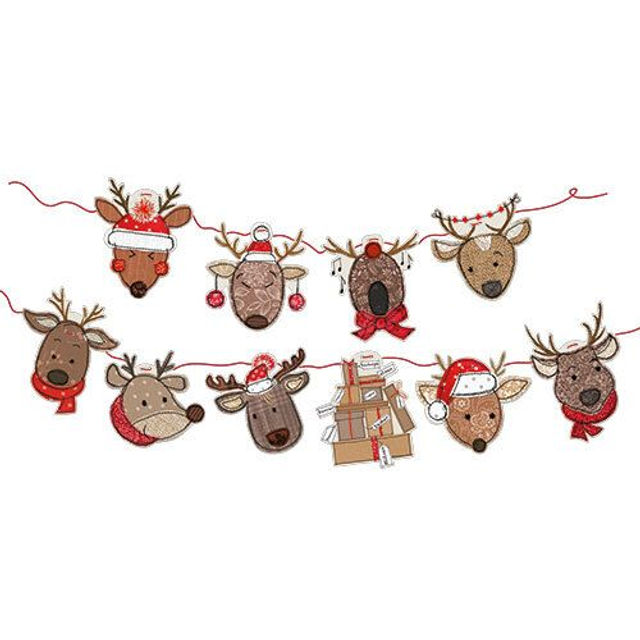 XBunting Christmas Reindeer XMB006