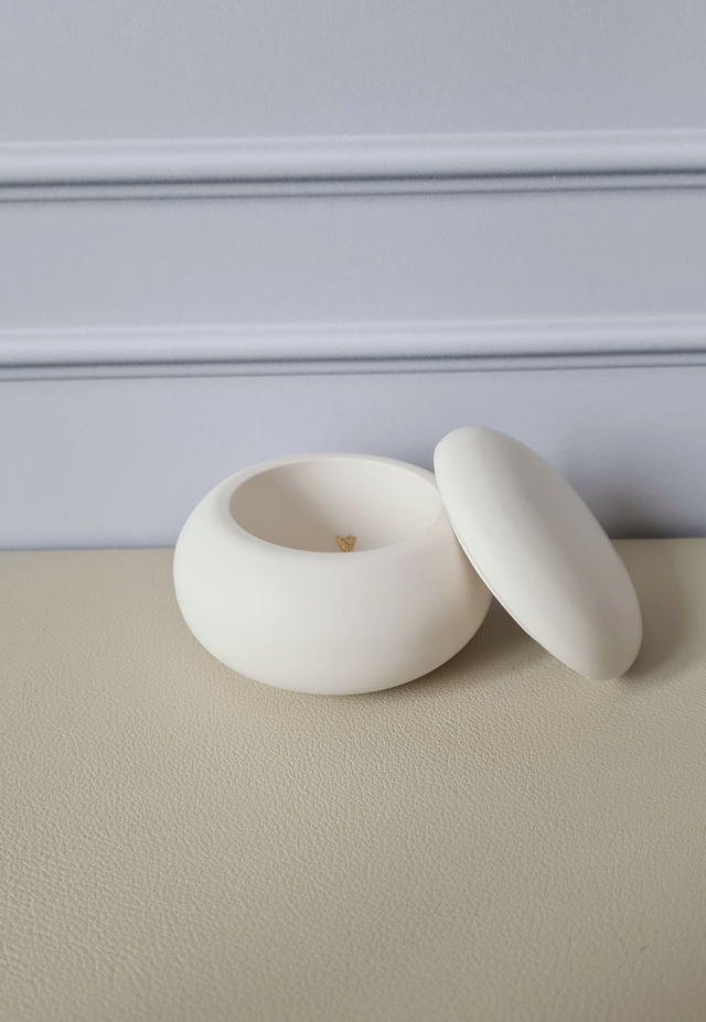 Ecrin galet - blanc neige