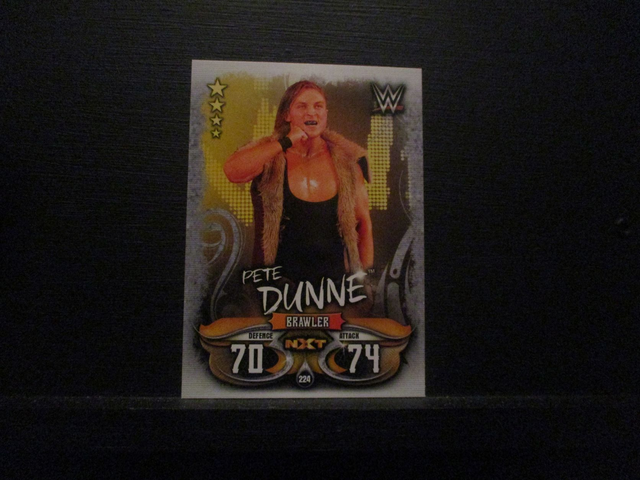 Pete Dunne - NXT Slam Attax Live Original Trading Card #224