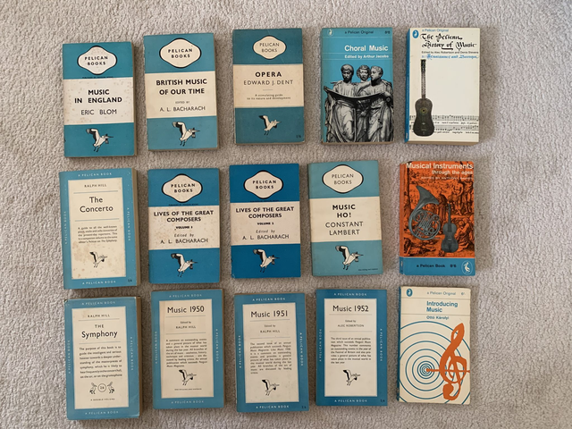 Job Lot Bundle of 15 Vintage PELICAN Music Books