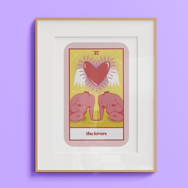 The Lovers Tarot Print