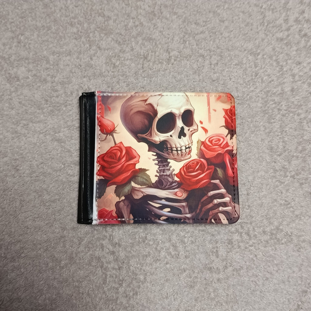 Squelette rose rouge