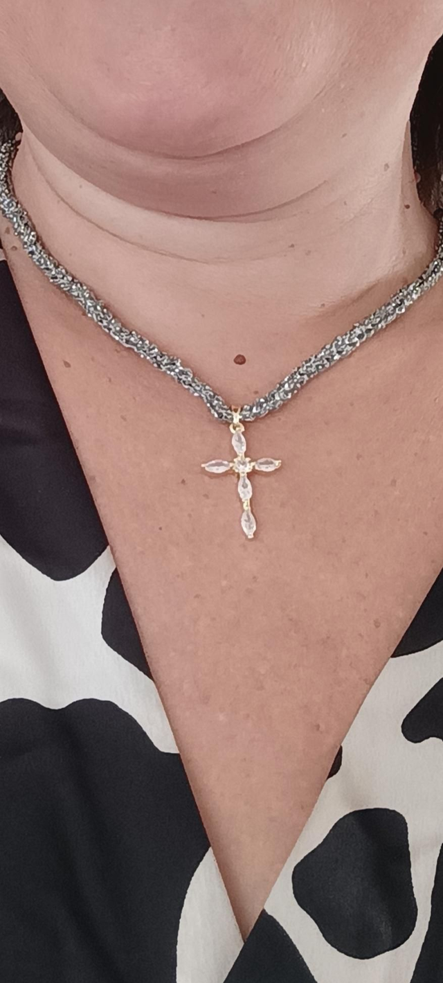 Collier croix 