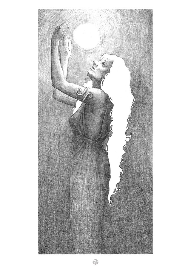 ART PRINT - THE MOON