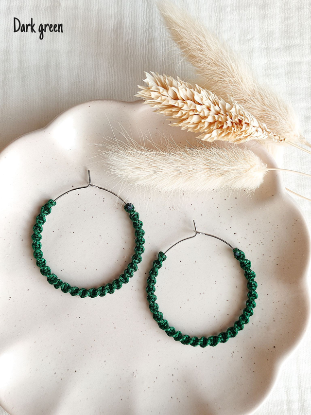 Boucles d'oreilles "LIV" - Argenté