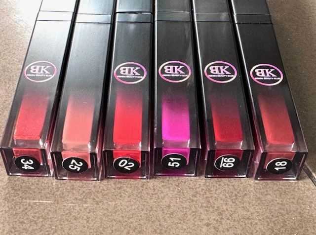 COFFRET DES 6 ROUGE A LEVRE KBC