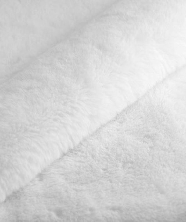 Capuche adulte - Fausse fourrure blanche