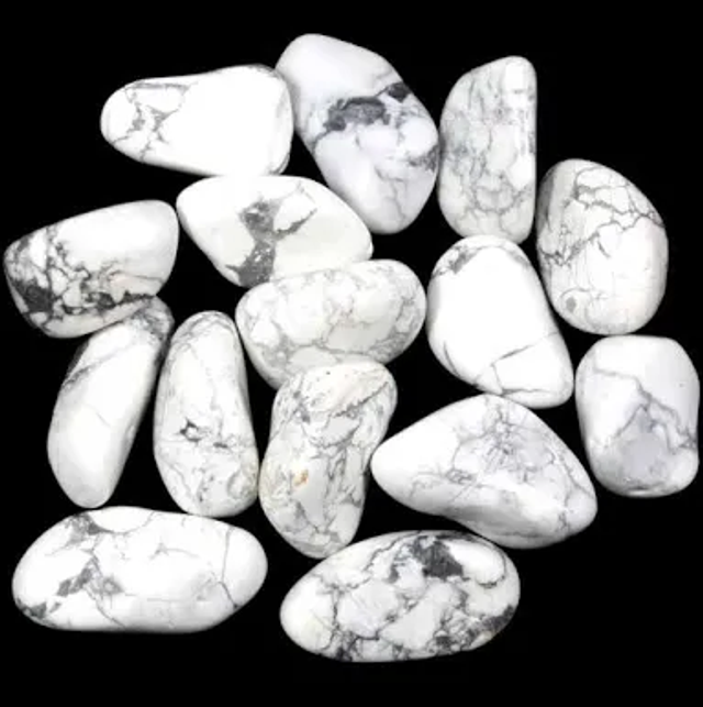 White Howlite Tumblestone