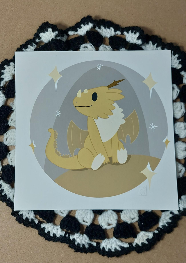 Illustration dragon or