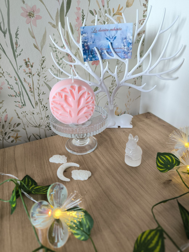 Bougie Arbre de vie "Fleurs de cerisiers"