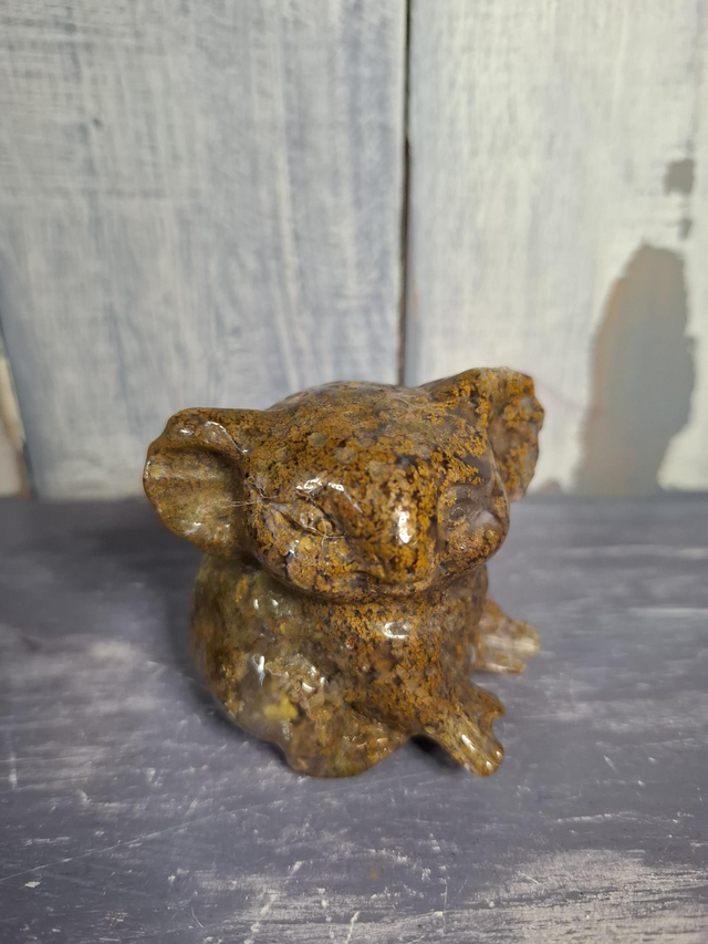 Moss Agate Koala Bear