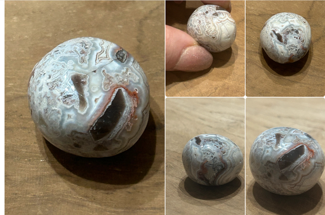 Galet pierre agate crazy