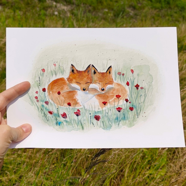 Repos au coeur des Tulipes - affiche