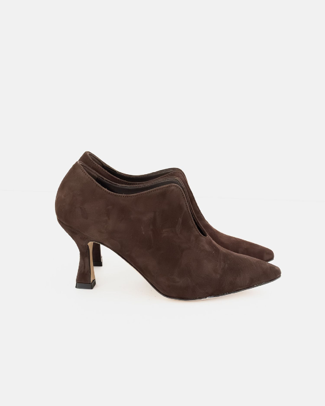 Tronchetti in nappa e camoscio