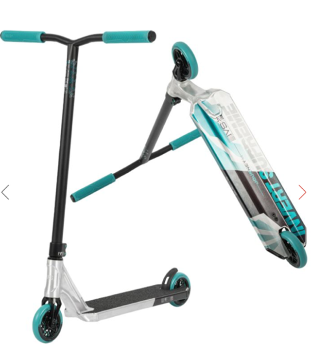 Invert Supreme Journey 4 Jamie Hull Signature Scooter - Raw/Teal
