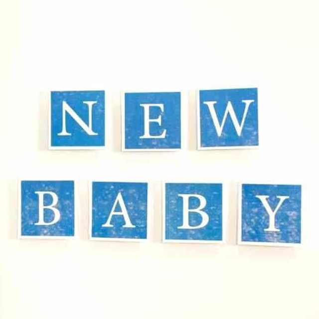 New Baby Squares - Blue