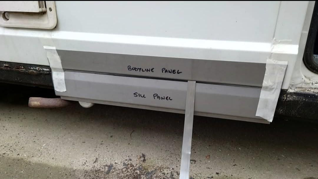 Bodyline panel not sided