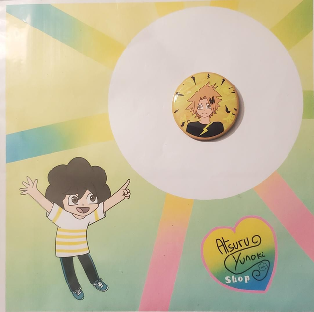 Denki / Rainbow Badges / Serie 9 / My Hero Academia / (Design by Atsuru_Yunoki (me) )