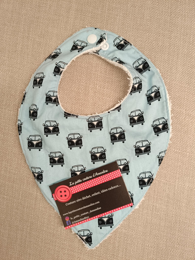 Bavoir bandana combi