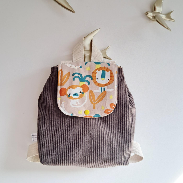 Sac à dos enfant &quot;animaux de la jungle&quot;