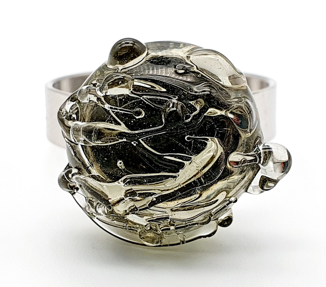  Bague Cocon grise