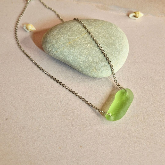 Collier OLIVA - Verre de mer - Ardore Marina, Calabre