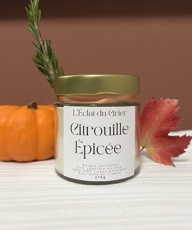 đ Citrouille ĂpicĂ©e - Bougie parfumĂ©e artisanale