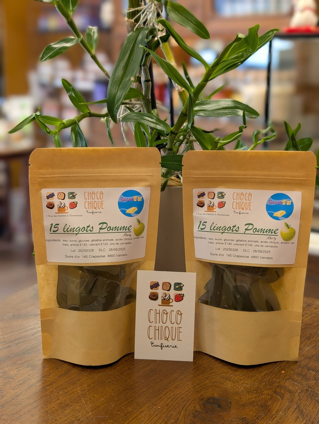 15 Lingots Pomme de Sucre D&#039;Or