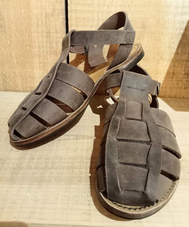 Sandales Pittos marrons - Pour homme - Tailles43