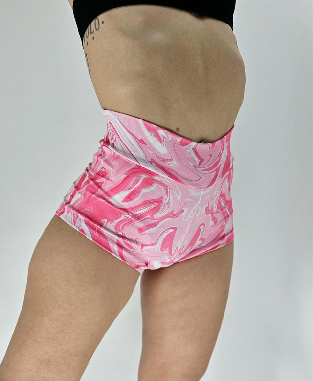 Fruit Short Acuarela Rosa