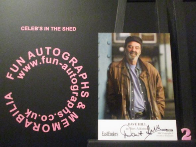 Dave Hill (Bert Atkinson) Authentic Autographed EastEnders 6x4 Cast Card (2)
