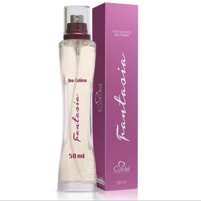 Perfume Feminino Fantasia Cordial Cosméticos Deo Colonia For Women Ótima Fixação