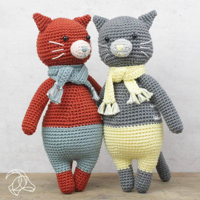 Häkelset Katze Pixie
