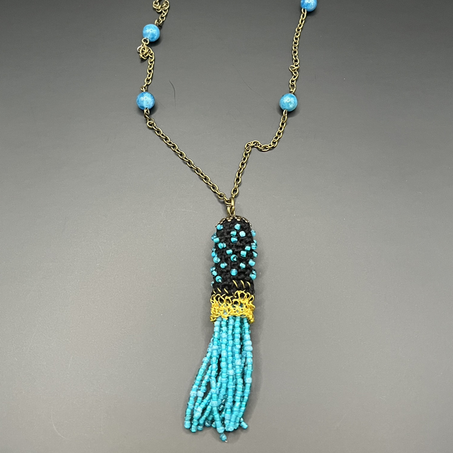 Pendentif à franges 