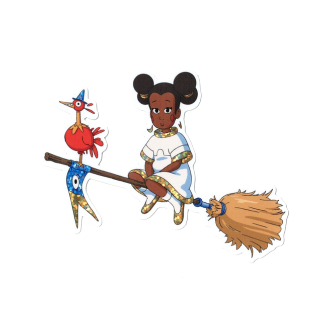 Holographic sticker - 10x7 cm - Water resistant - Boubou