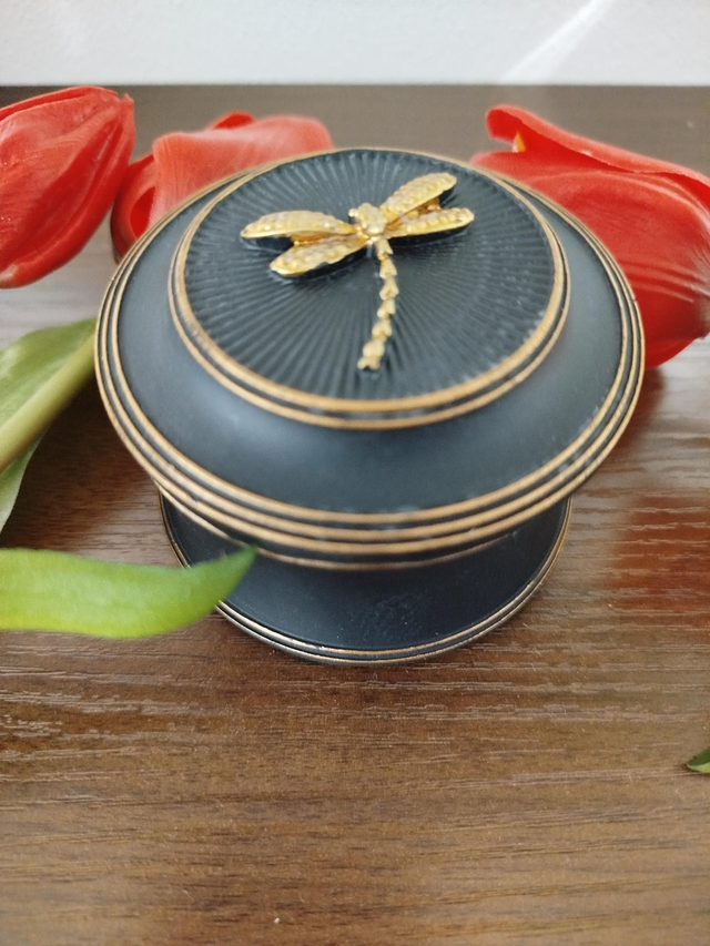 🖤 Boîte Libellule – Gardienne des secrets