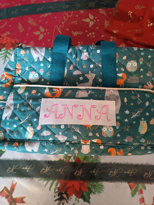 sac à langer personnalisé avec le prénom