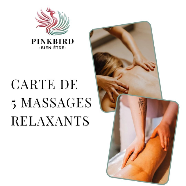ENGHIEN-LES-BAINS - Carte de 5 massages relaxants