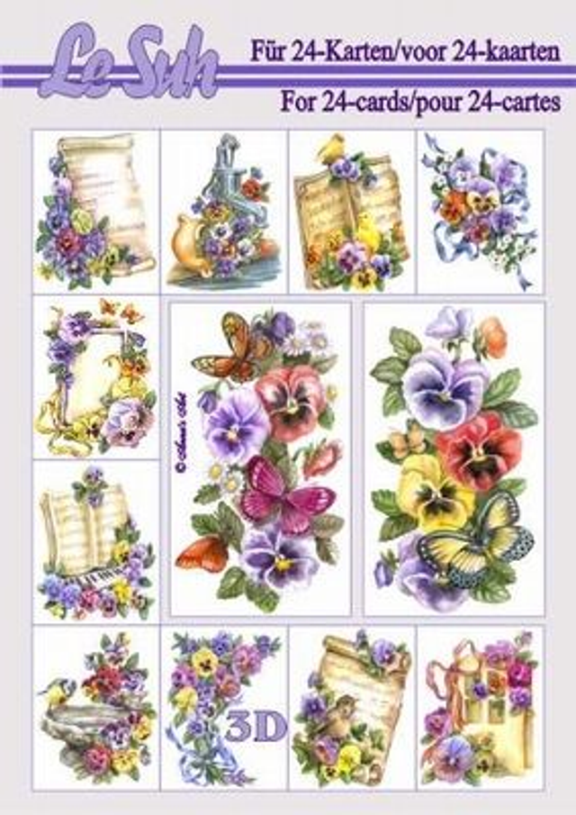 3D Boekje Viooltjes (345647)