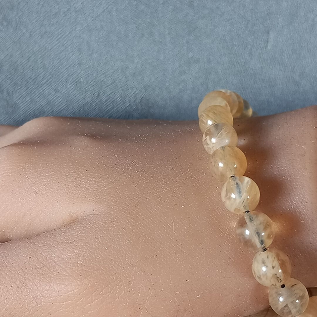Bracelet ajustable en Citrine