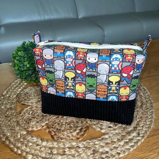 Pochette zip SUPER HÉRO