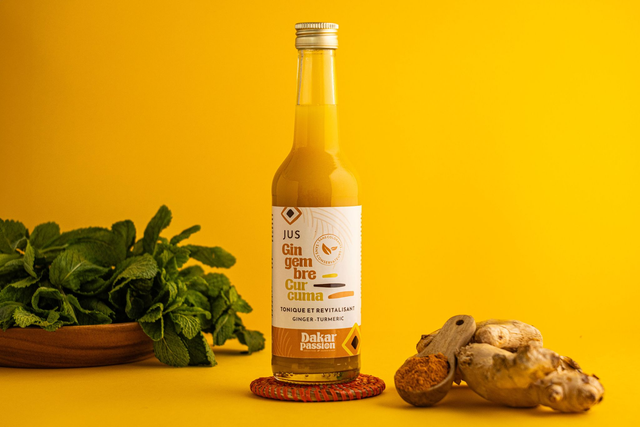 Gingembre Curcuma 35 cl - Dakar Passion