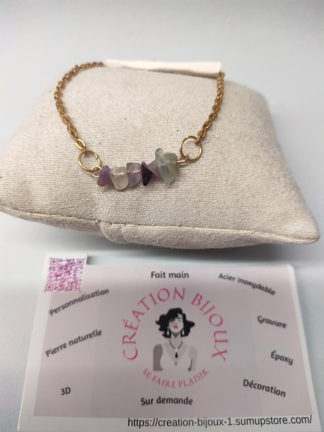 Bracelet fluorite 