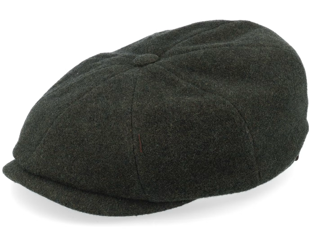 Stetson Hatteras Wool/Cashmere Flat Cap Green
