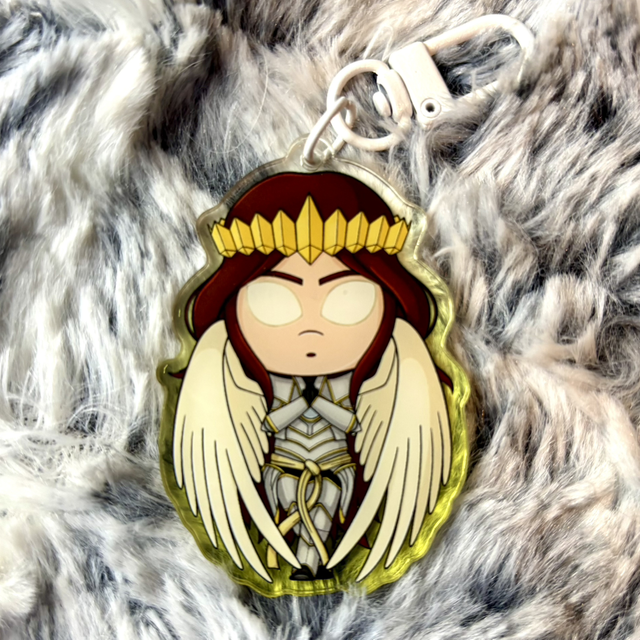 Elspeth Magic The Gathering Keychain