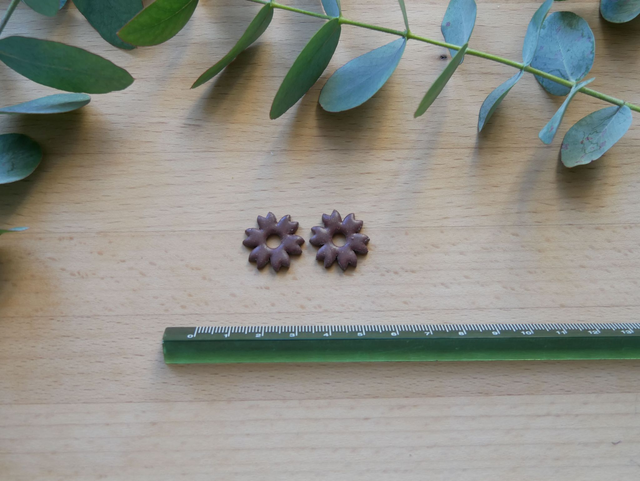 Flocons medium marrons